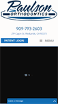 Mobile Screenshot of paulsonortho.com