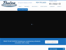 Tablet Screenshot of paulsonortho.com